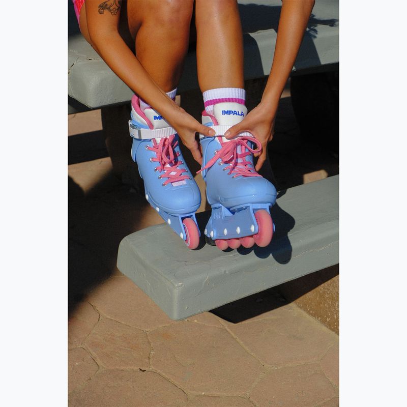 Dámské kolečkové brusle IMPALA Lightspeed Inline Skate blue raspberry 9