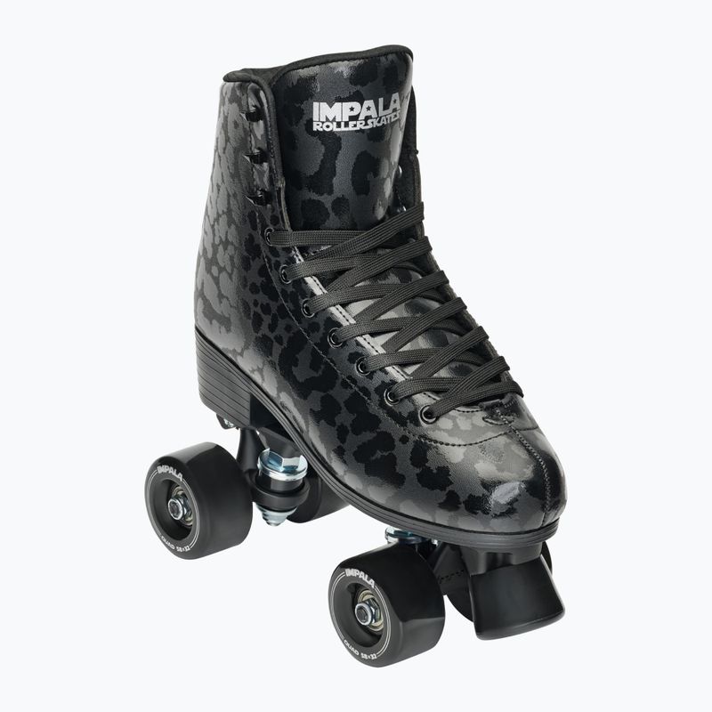 Dámské kolečkové brusle IMPALA Quad Skate black leopard