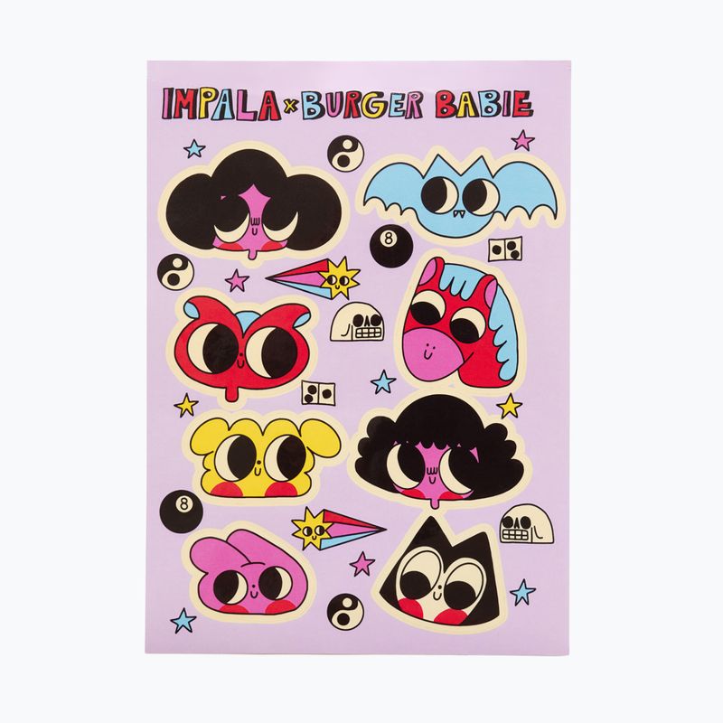 Dámské kolečkové brusle IMPALA Quad Skate burger babie 7