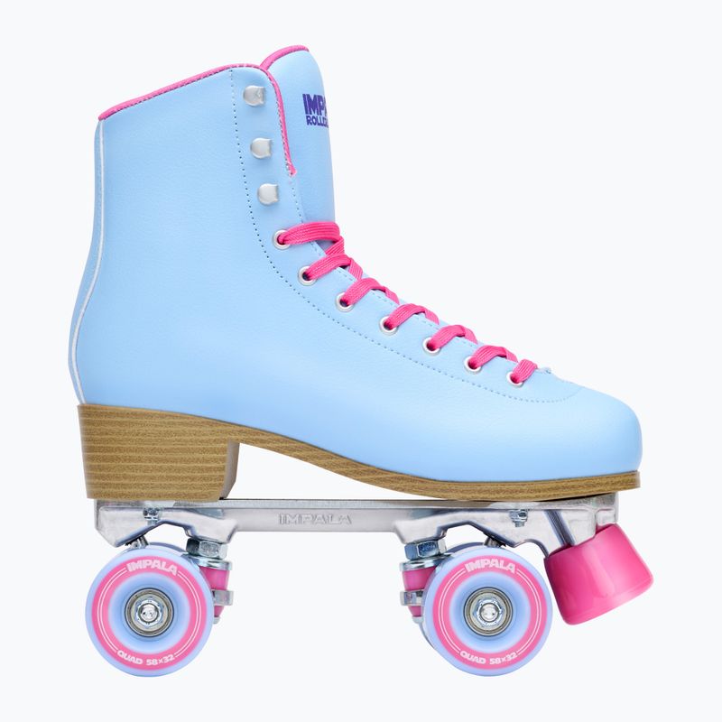 Dámské kolečkové brusle IMPALA Quad Skate blue raspberry 2