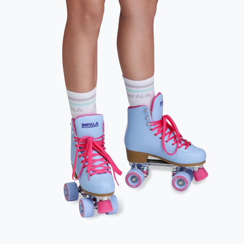 Dámské kolečkové brusle IMPALA Quad Skate blue raspberry 7