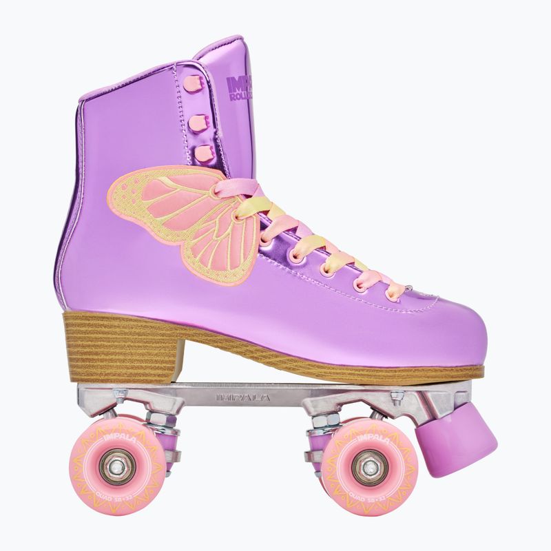 Dámské kolečkové brusle IMPALA Quad Skate lavender flutter 2