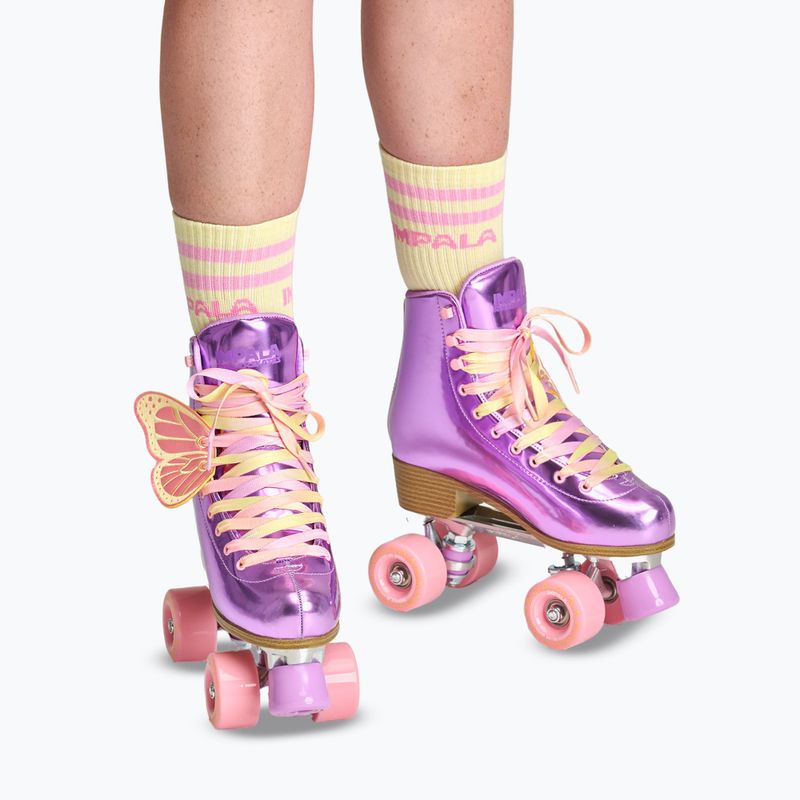 Dámské kolečkové brusle IMPALA Quad Skate lavender flutter 6