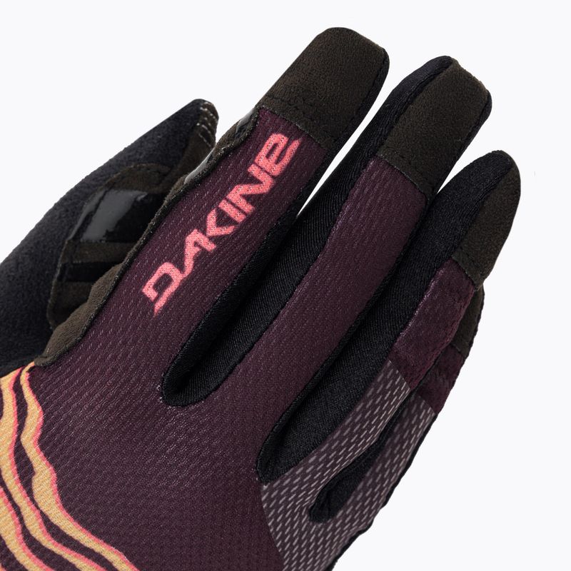 Dámské cyklistické rukavice Dakine Covert bordó a hnědá D10003476 4