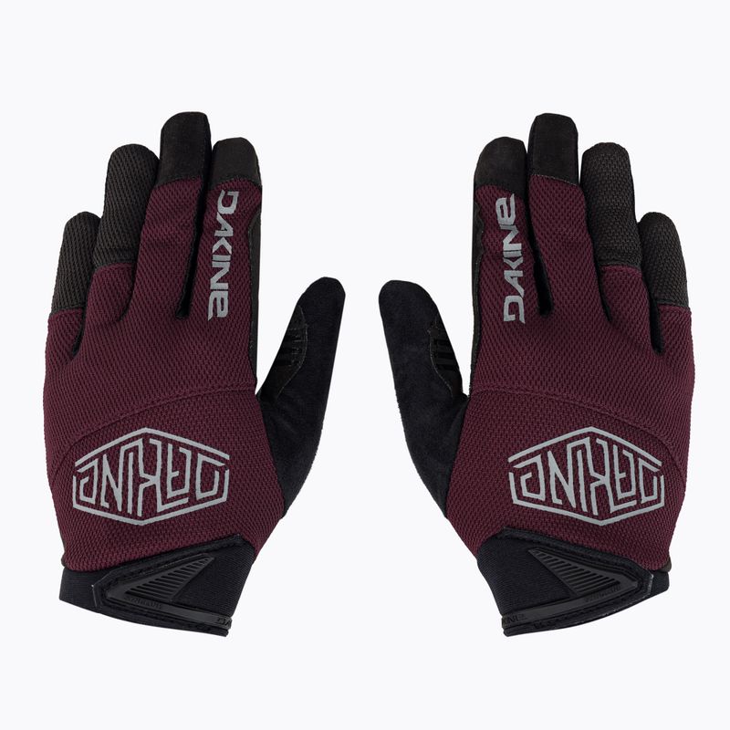 Dámské cyklistické rukavice Dakine Syncline Gel burgundy-black D10003741 3