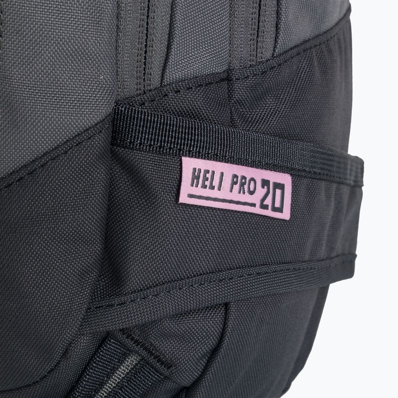 Dámský snowboardový batoh Dakine Team Heli Pro 20 šedý D10003829 6