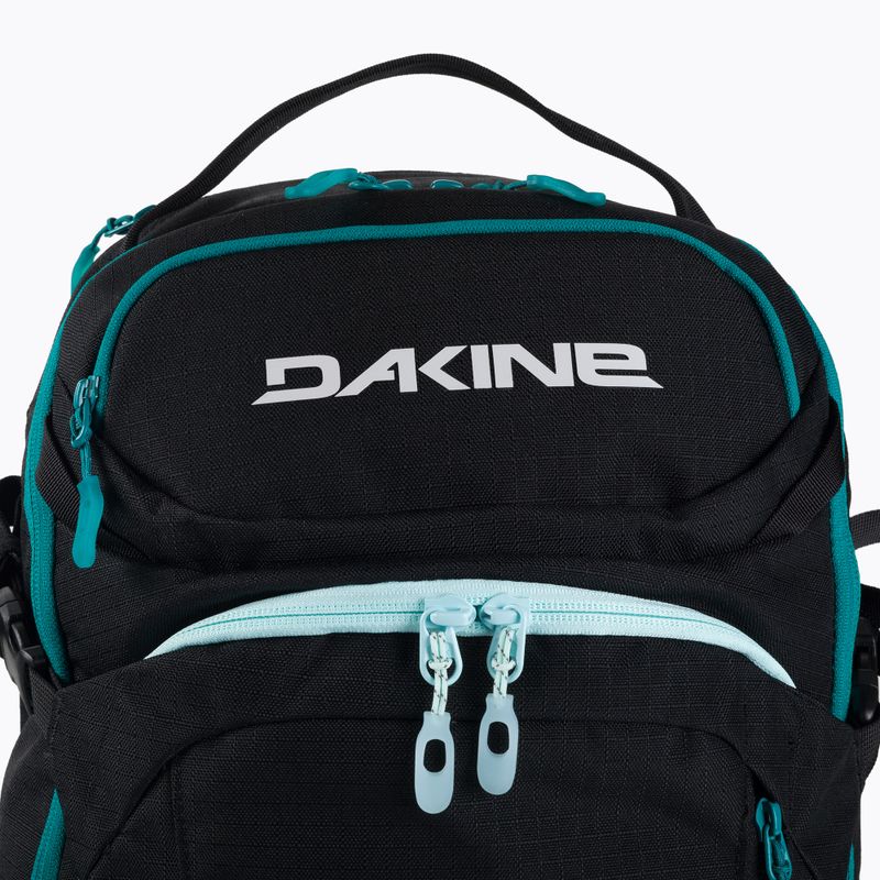 Dámský snowboardový batoh Dakine Heli Pro 20 black-green D10003270 4