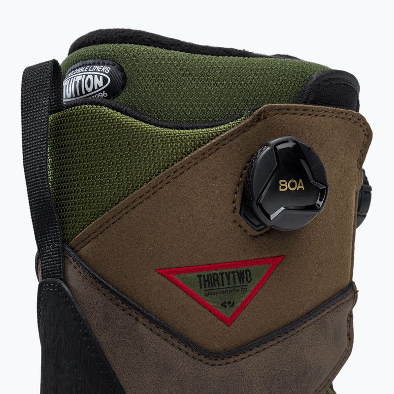 Pánské snowboardové boty THIRTYTWO Lashed Double Boa Bradshaw '22 brown 8105000481 8
