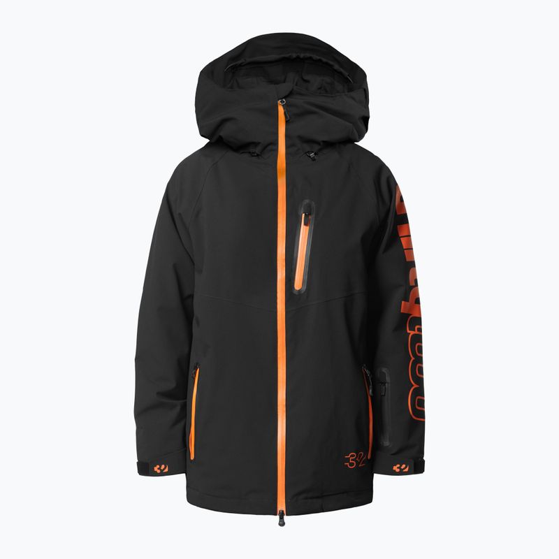 Dětská snowboardová bunda ThirtyTwo Youth Grasser Insulated black/orange