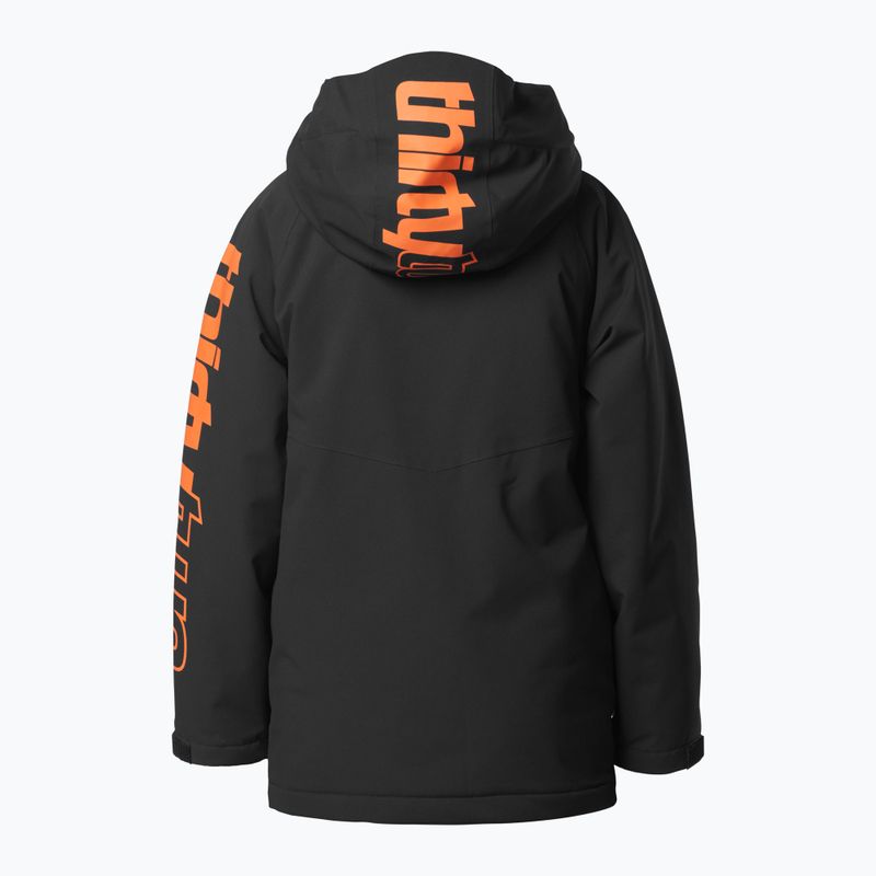 Dětská snowboardová bunda ThirtyTwo Youth Grasser Insulated black/orange 2