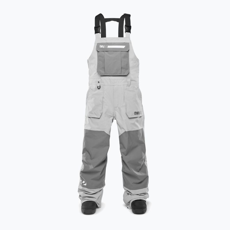Pánské snowboardové kalhoty ThirtyTwo Basement Bib charcoal