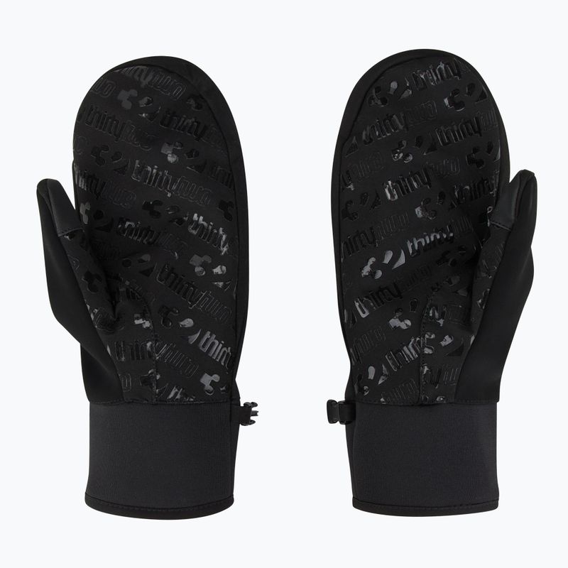 Pánské snowboardové rukavice ThirtyTwo Gateway Mitt black/green 3