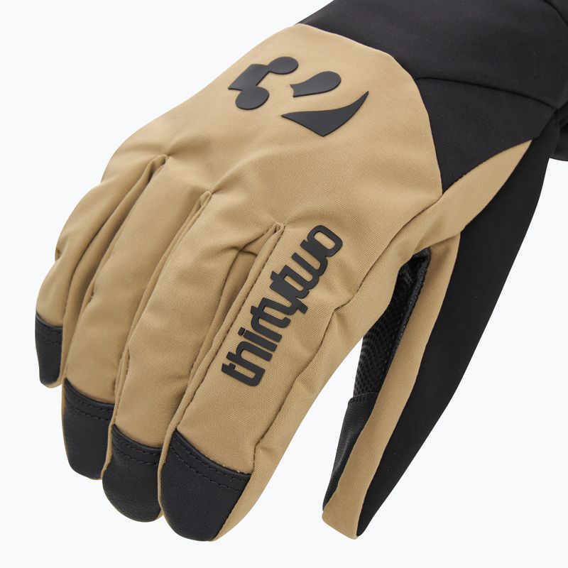 Pánské snowboardové rukavice ThirtyTwo Lashed khaki 4