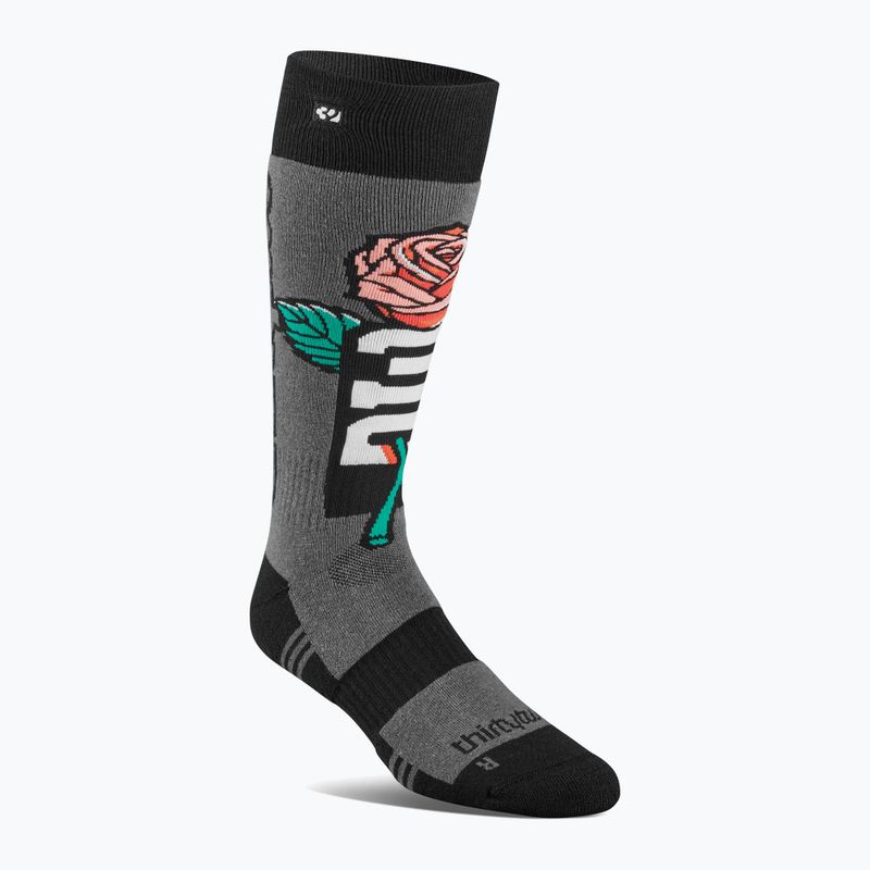 Pánské snowboardové ponožky ThirtyTwo TM Merino black/charcoal