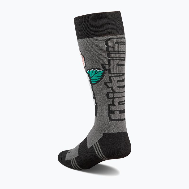 Pánské snowboardové ponožky ThirtyTwo TM Merino black/charcoal 2