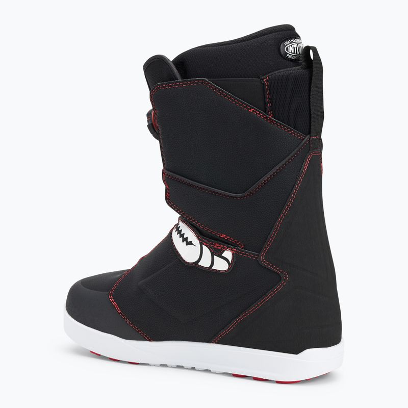 Pánské snowboardové boty ThirtyTwo Lashed Double Boa Crab Grab '24 black/white/red 2