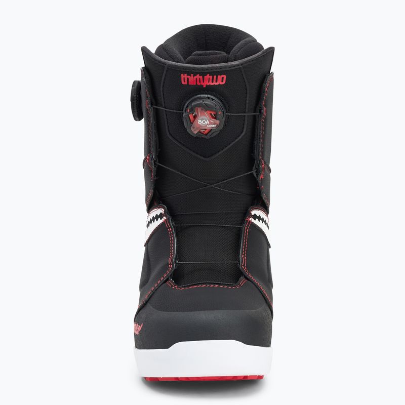 Pánské snowboardové boty ThirtyTwo Lashed Double Boa Crab Grab '24 black/white/red 3
