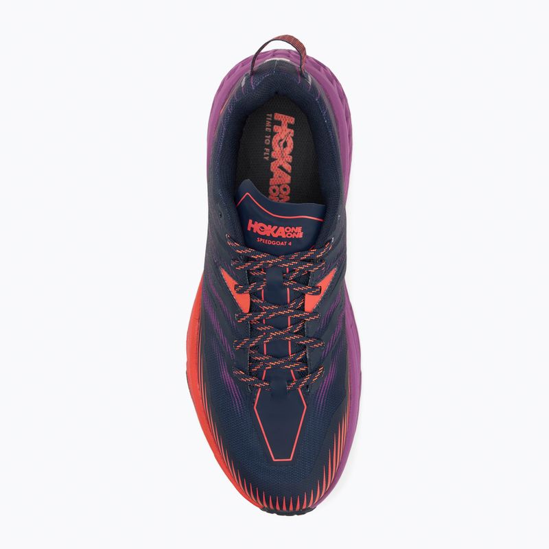 Dámské běžecké boty HOKA Speedgoat 4 outer space/hot coral 5