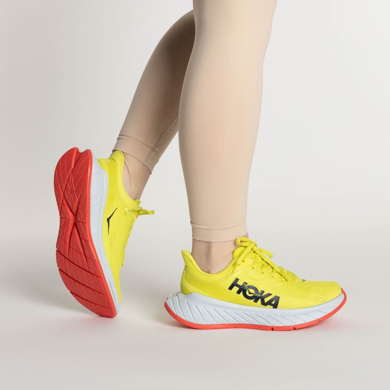 Dámské běžecké boty   HOKA Carbon X 2 evening primrose/fiesta 2