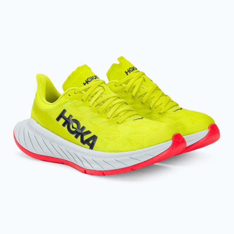 Dámské běžecké boty   HOKA Carbon X 2 evening primrose/fiesta 5