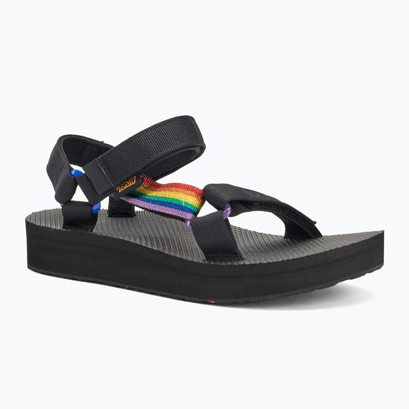 Dámské sandály Teva Midform Universal Pride black rainbow