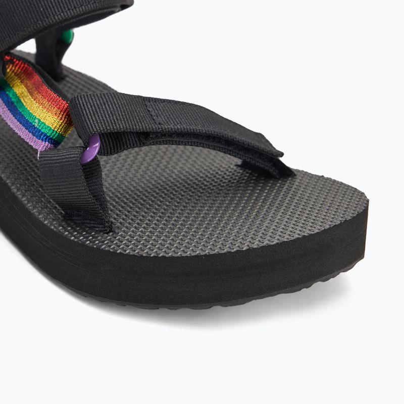 Dámské sandály Teva Midform Universal Pride black rainbow 7