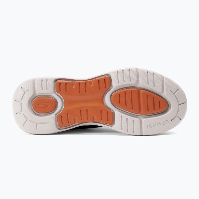 Pánské boty SKECHERS Go Walk Arch Fit Idyllic charcoal/white/orange 5
