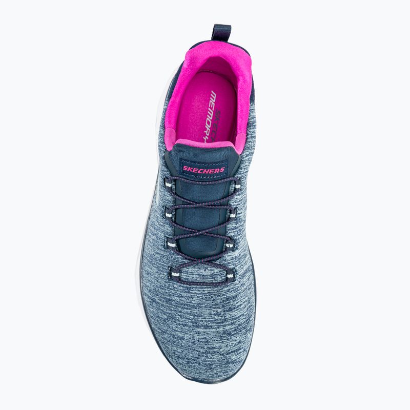 Dámské boty  SKECHERS Summits Quick Getaway navy/hot pink 6