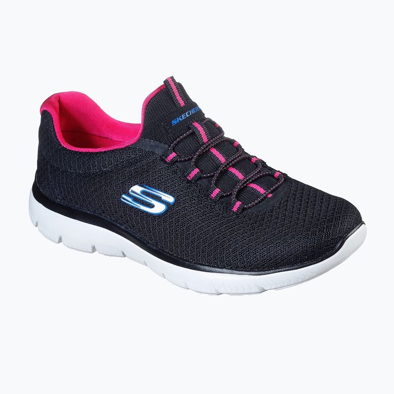 Dámské tréninkové boty SKECHERS Summits black/hot pink 11