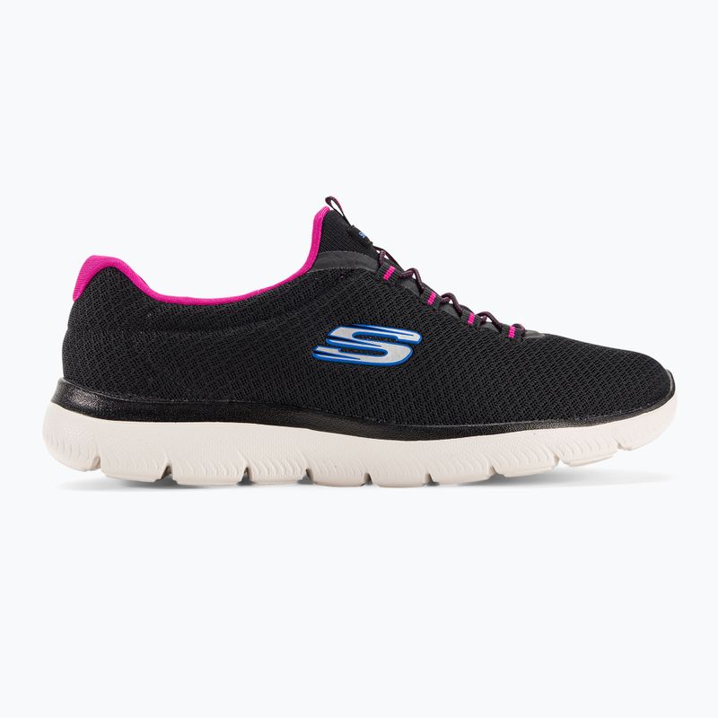 Dámské tréninkové boty SKECHERS Summits black/hot pink 2