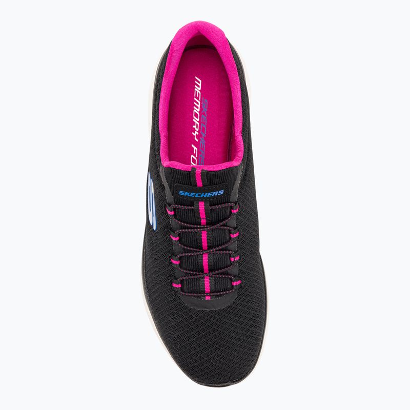 Dámské tréninkové boty SKECHERS Summits black/hot pink 6