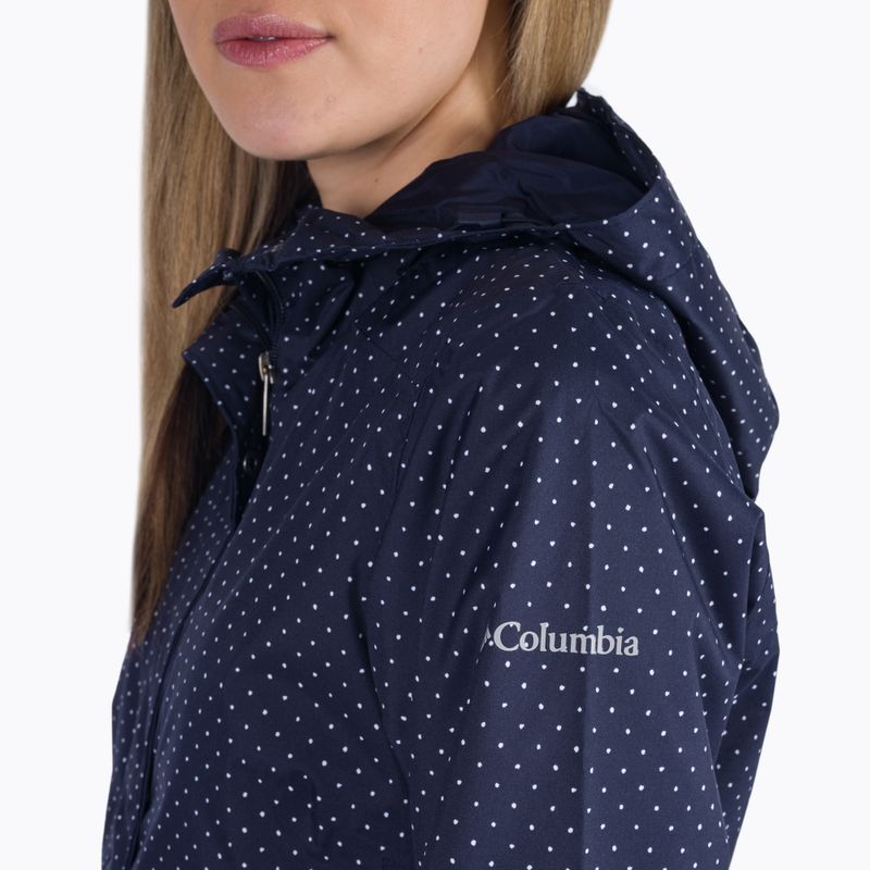 Dámská nepromokavá bunda s membránou Columbia Splash A Little II 468 tmavě modrá 1771064 4