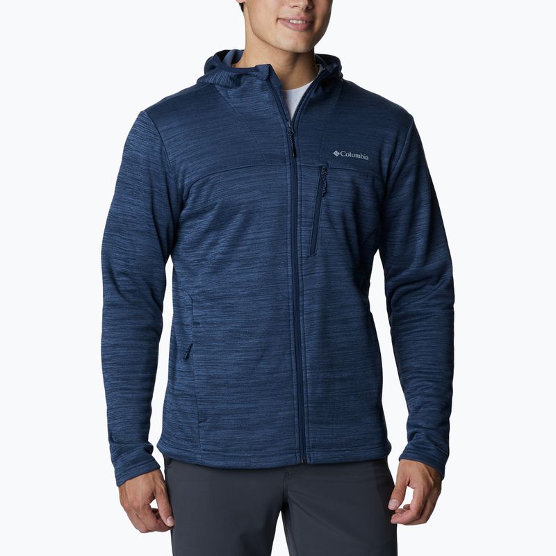 Pánská fleece mikina Columbia Maxtrail II tmavě modrá 1990651