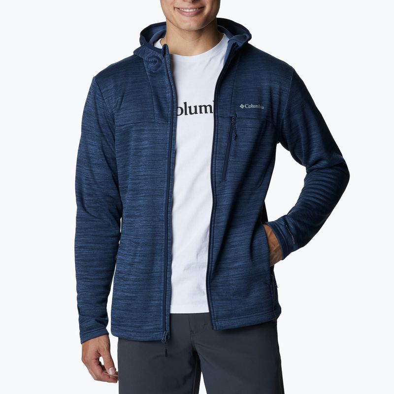 Pánská fleece mikina Columbia Maxtrail II tmavě modrá 1990651 5