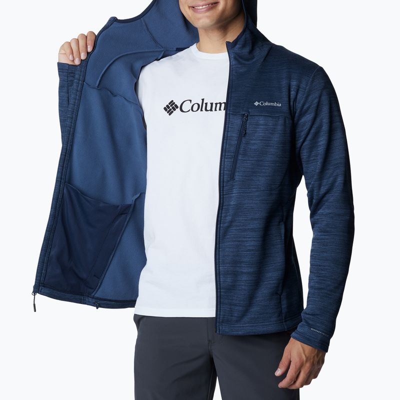Pánská fleece mikina Columbia Maxtrail II tmavě modrá 1990651 6