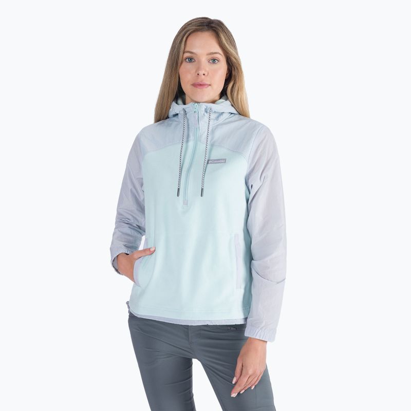 Dámská fleece mikina Columbia Ali Peak Overlay modrá 1992263