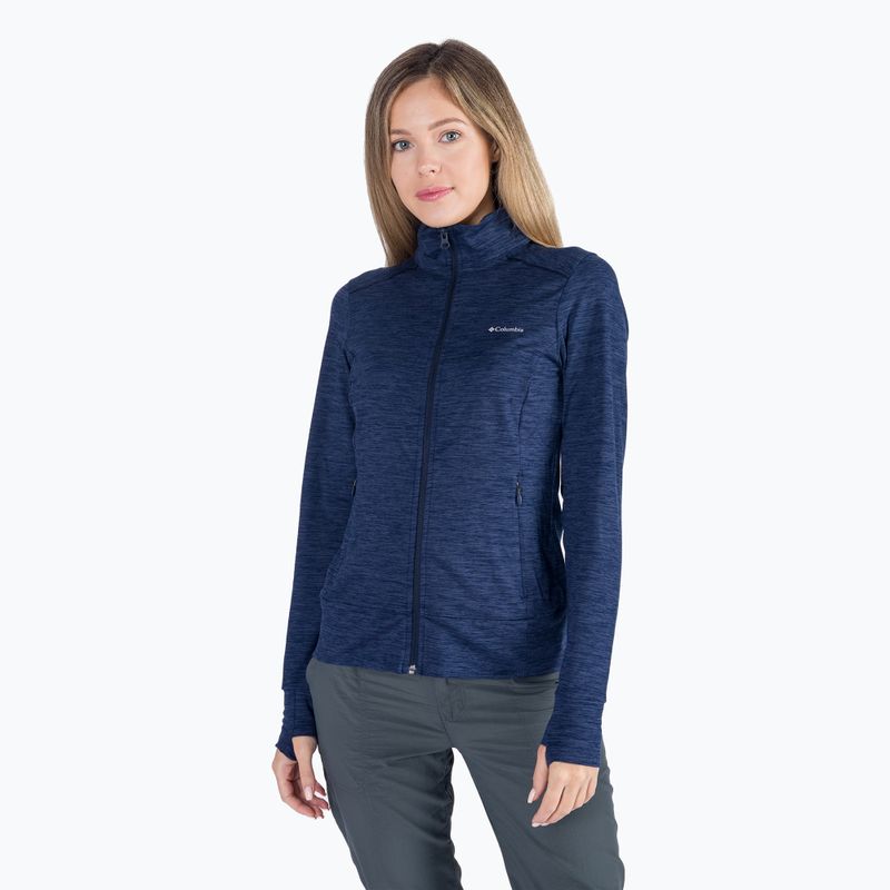Dámská fleece mikina Columbia Weekend Adventure tmavě modrá 1959023