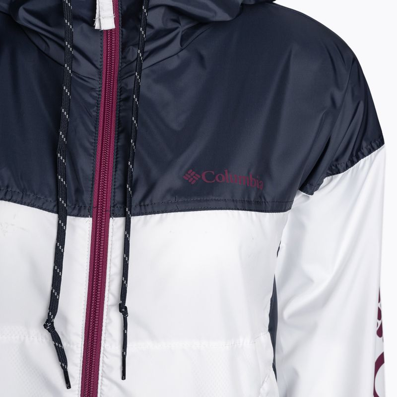 Dámská bunda větrovka Columbia Flash Challenger Novelty bílá1989503102 3