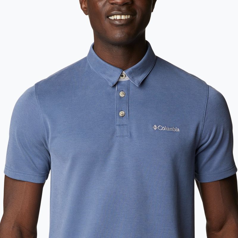 Pánské tričko Columbia Nelson Point Polo dark mountain 5