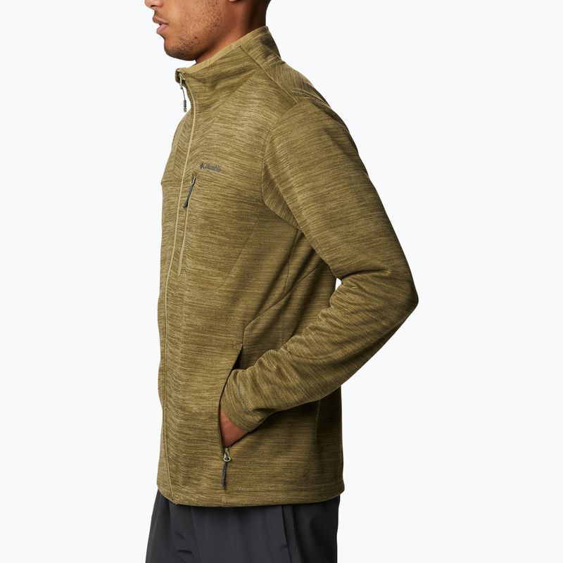 Pánská treková mikina Columbia Maxtrail II Fleece hnědá 1992501 2