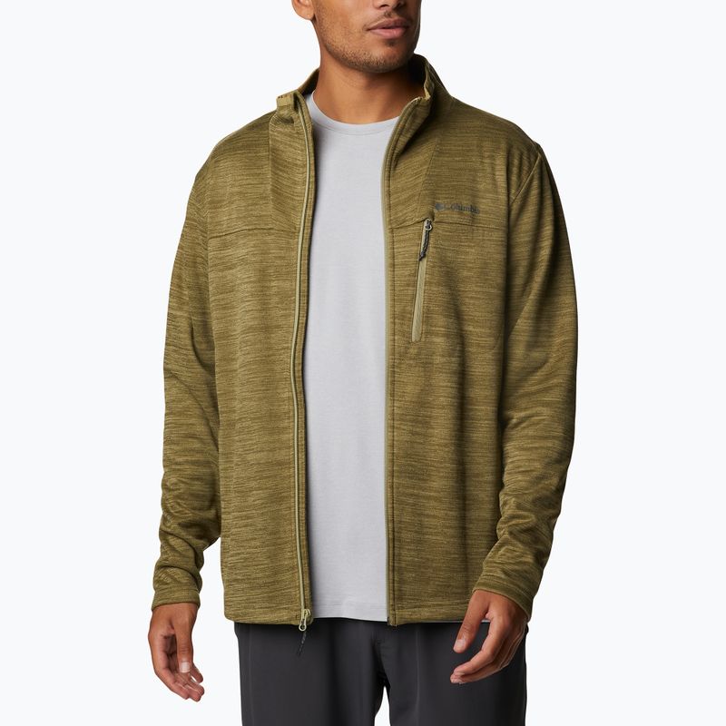 Pánská treková mikina Columbia Maxtrail II Fleece hnědá 1992501 4
