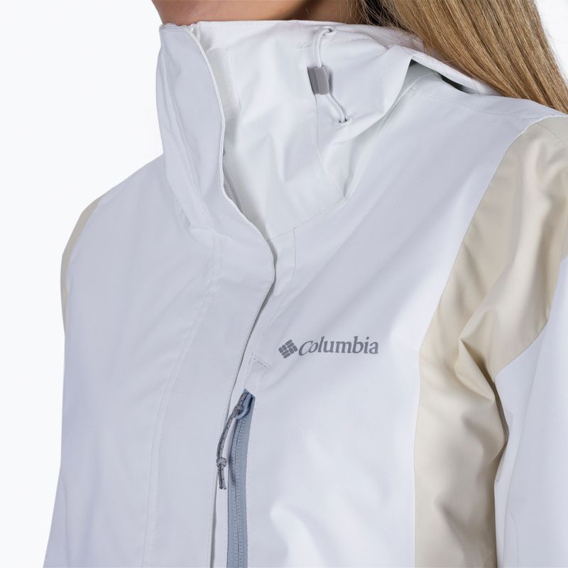 Dámská nepromokavá bunda Columbia Hikebound 100 bílá 1989253 5