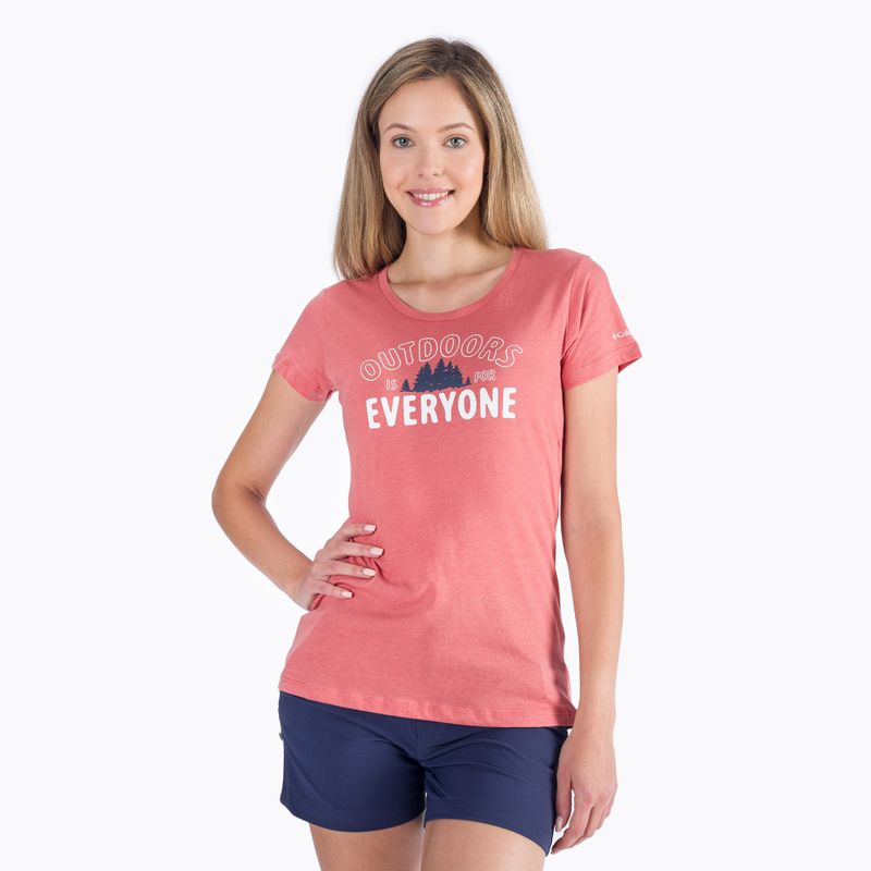 Dámské trekové tričko Columbia Daisy Days Graphic orange