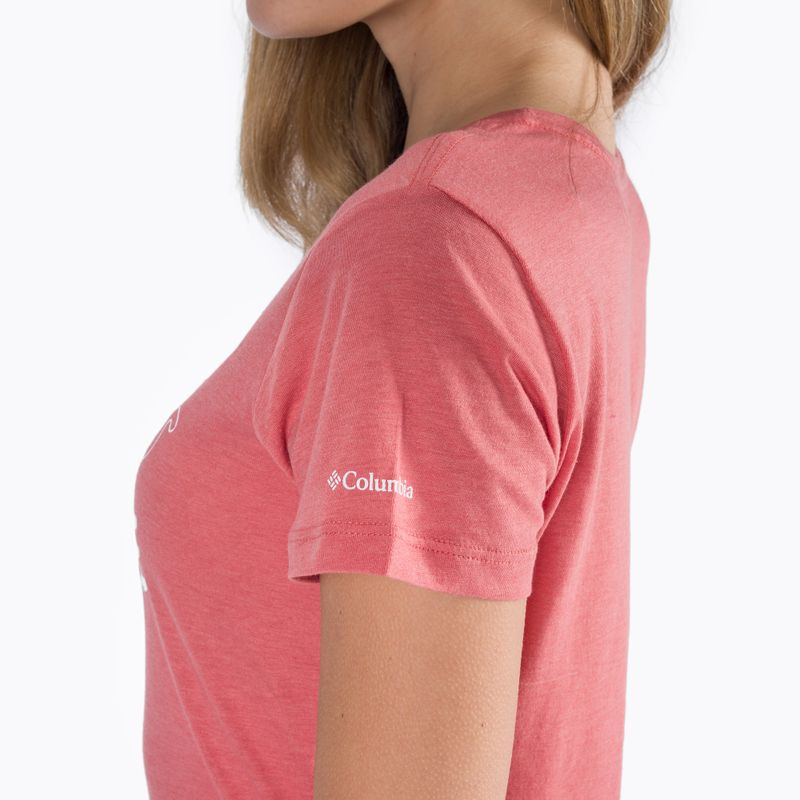 Dámské trekové tričko Columbia Daisy Days Graphic orange 4