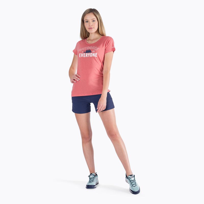 Dámské trekové tričko Columbia Daisy Days Graphic orange 6