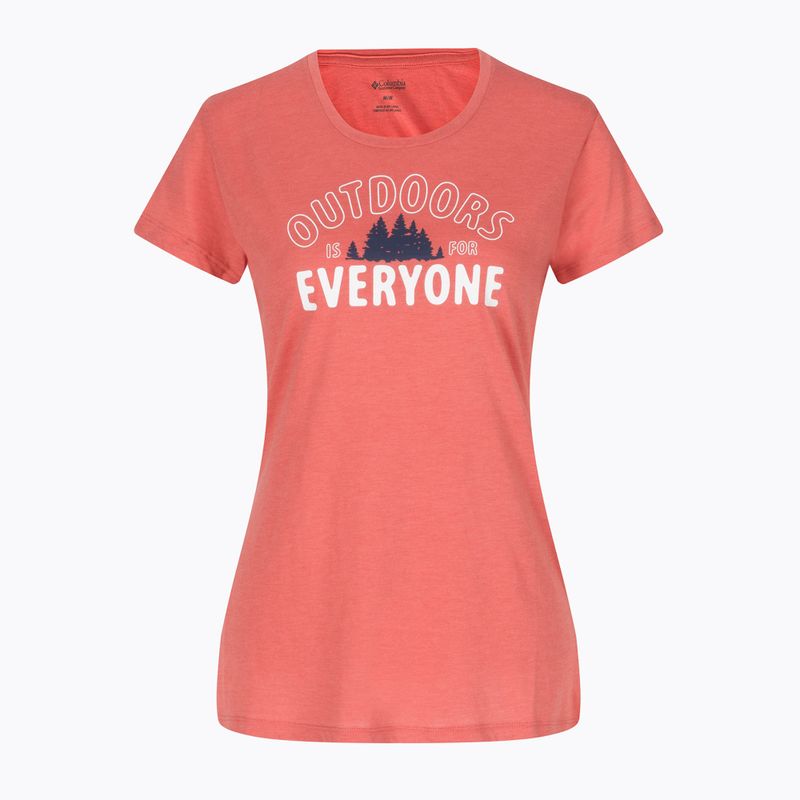 Dámské trekové tričko Columbia Daisy Days Graphic orange 7