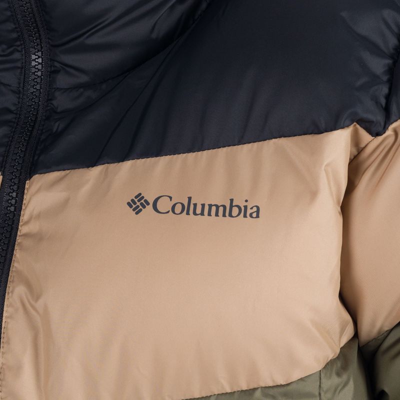 Columbia Puffect Color Blocked dámská péřová bunda zelená 1955101 4