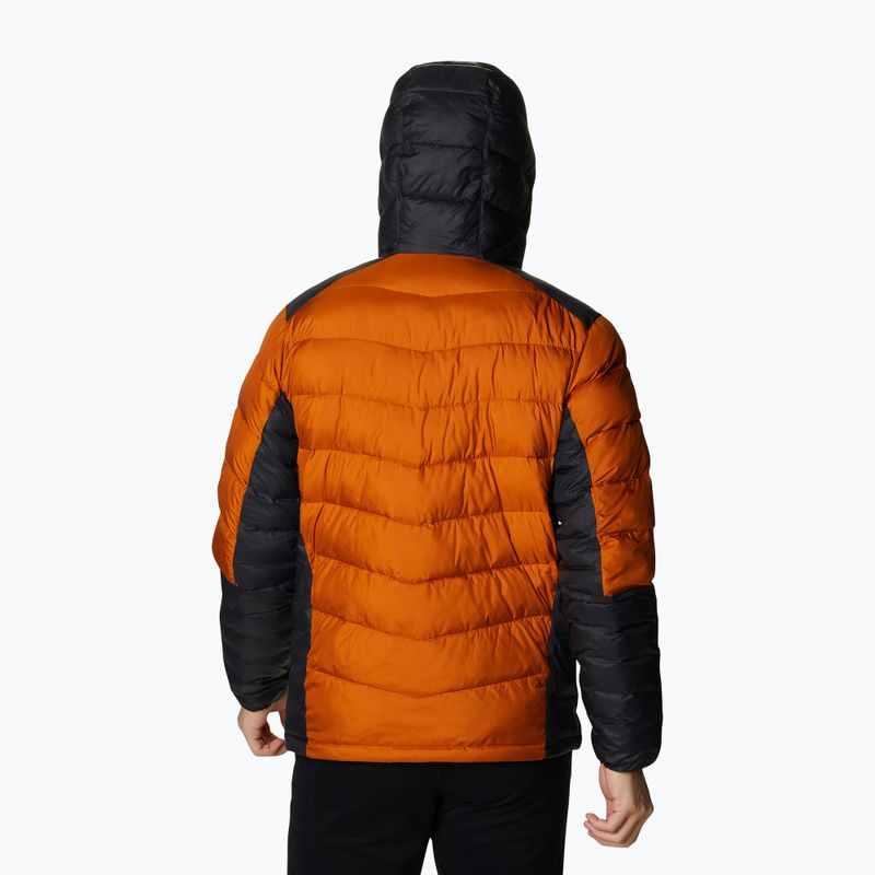 Pánská péřová bunda Columbia Labyrinth Loop Hooded oranžová 1957343 3