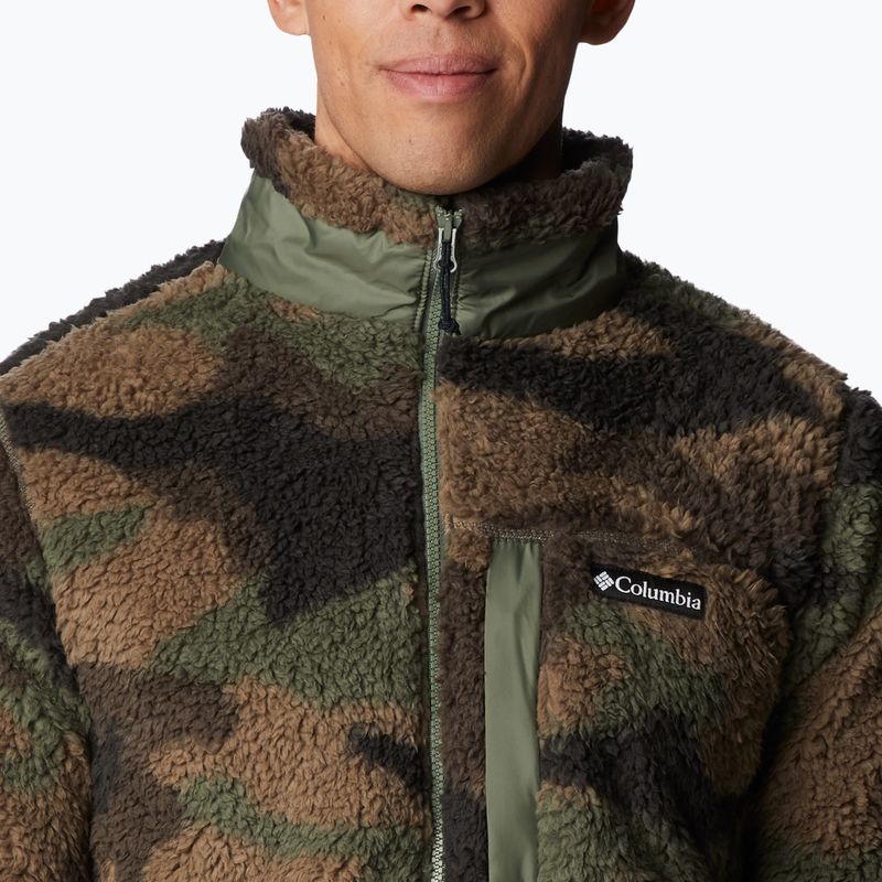 Columbia pánská mikina Winter Pass Print Fleece hnědá 1866565 6