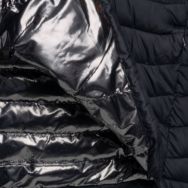 Pánská péřová bunda Columbia Powder Lite Anorak oranžovo-černá 5